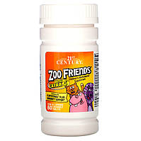 Комплекс витаминов для детей Zoo Friends "21st Century" 60 жевательных таблеток