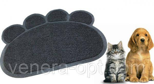 Килимок для вихованця Paw Print Litter Mat, фото 2