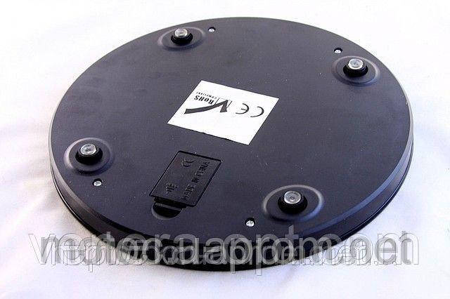Ваги настільні скляні круглі - ЧОРНІ Ultra Slim, фото 3