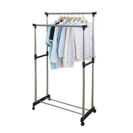 Телескопічна стійка, вішалка для одягу і взуття - Single Pole Clothes Horse, фото 1