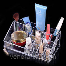 Косметичка Makeup Cosmetics Organizer Drawers Grids Display Storage Clear Acrylic, фото 2