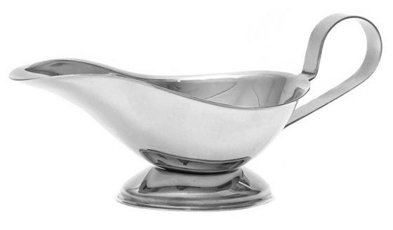 Соусник нержавіюча сталь 90 мл глечик для подачі соусів та підливок у кафе бар ресторан
