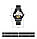Чоловічий механічний годинник скелетон Skmei 9205 чорний з білим, фото 6
