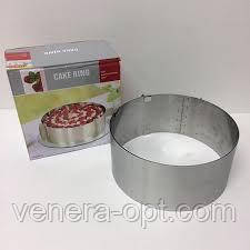 Розсувне кільце для торта (форма для випічки) Cake Ring 16-30 см, фото 3