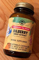 Екстракту ягід чорниці Солгар Solgar Bilberry Berry Extract 60 капсул