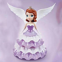 Обертова лялька-нічник принцеса Dancing Angel Ice Princess, фото 2