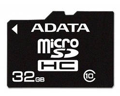 Карта пам'яті ADATA MicroSDHC 32GB Class 10