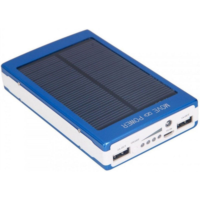 Solar Power Bank 10000 mAh +ЗАРЯДКА ВІД СОНЦЯ + 20led ліхтарик