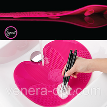 Килимок для миття косметичних пензликів Brush Spa, фото 4