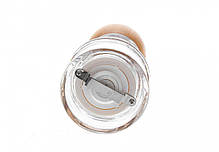 Млин для солі та перцю акриловий 165 мм механічний млин з підставкою Пластикові баночки для спецій, фото 5