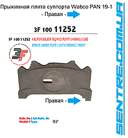 Прижимная пластина суппорта Wabco PAN 19-1 правого 3F 100 11252