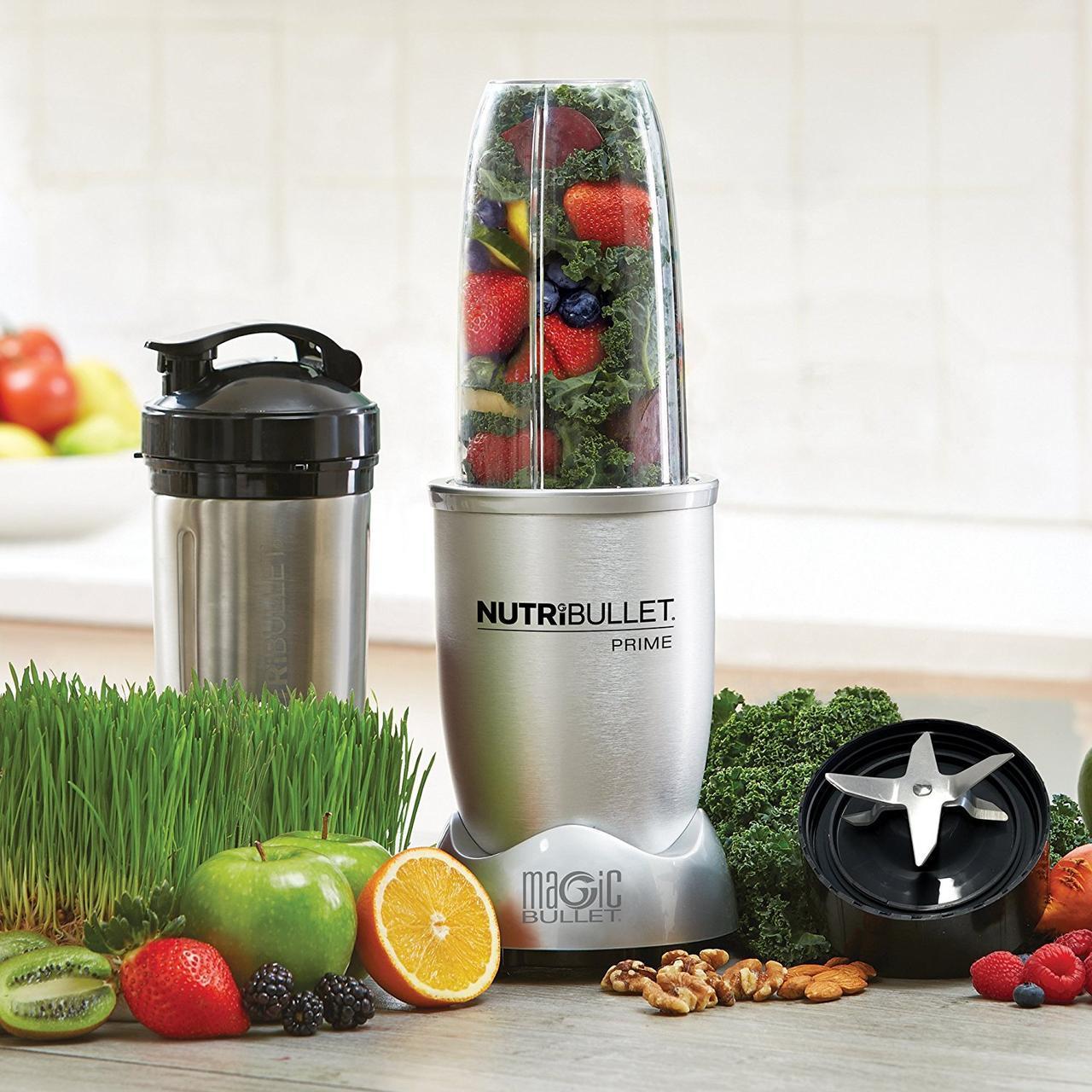 NutriBullet PRIME 12-предметів високошвидкісний блендер 1000Вт, метал