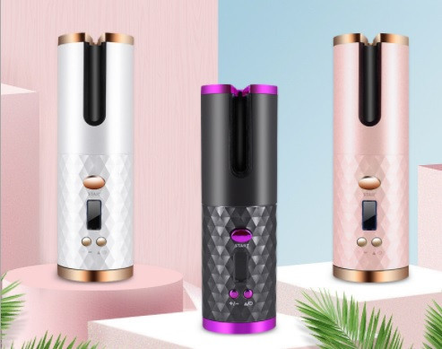 Бездротовий стайлер для завивання і вкладки волосся Ramindong Hair curler RD-060 object Автобігуді Rose