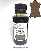 Фарба TOLEDO SUPER 430210 хакі (мох), спиртова для шкіри, 100 мл