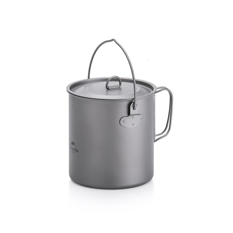 Туристичний титановий казанок Naturehike NH18T303-C 1250 мл