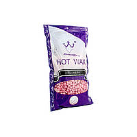 Воск для депиляции в гранулах 100г "Konsung Hot Wax" Розовый(Pink) пленочный воск