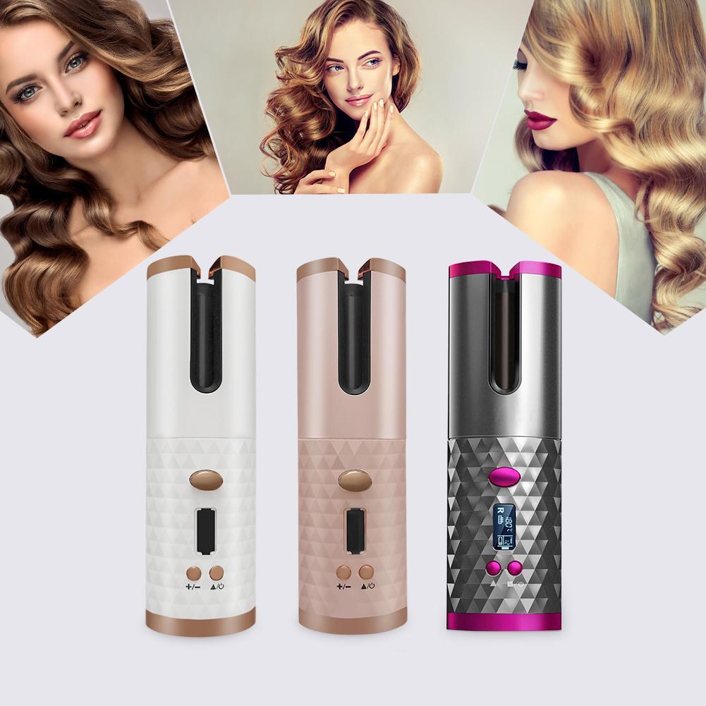 Бездротовий стайлер для завивання і вкладки волосся Ramindong Hair curler RD-060 object Автобігуді Rose