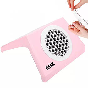Професійна настільна витяжка MAX для манікюру і педикюру, 120W. Рожевий