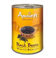 Amazing, Black Beans, 400 г, Фасоль черная, в рассоле, органическая, ж/б