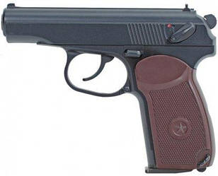 Пневматичний пістолет KWC MAKAROV PM SPKCMD441AZC 120м/с ємність магазина 18 куль