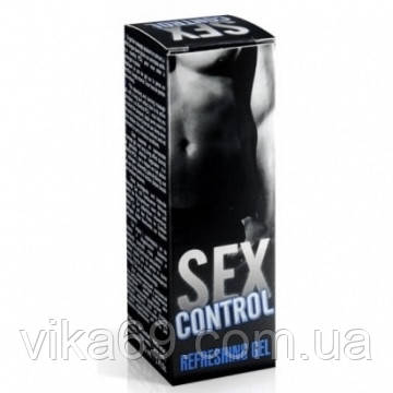 Крем пролонгуючий Sex control REFRESHING gel, 30 ml (Франція), фото 1