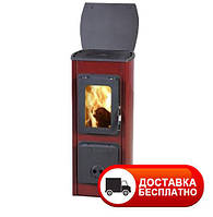 Печь-камин на дровах Thorma MILANO II (bordo, black)