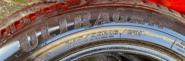 Шины б у 205 55R16 GOODYEAR, фото 5