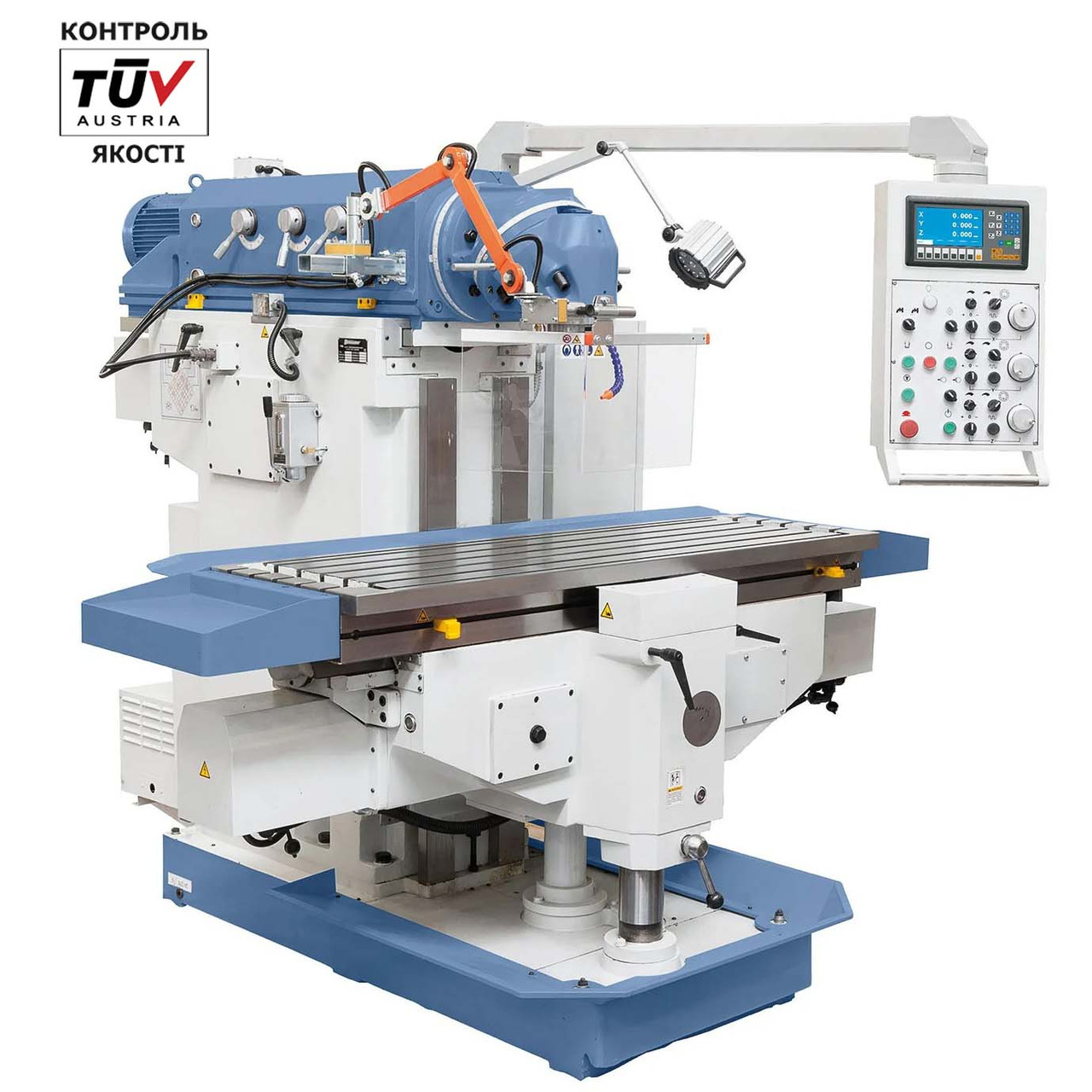 Variomill FU 1600 E Servo ШИРОКОКУНІВЕРСАЛЬНИЙ ФРЕЗЕРНИЙ ВЕРСТАТ З СЕРВОПРИВОДОМ Bernardo