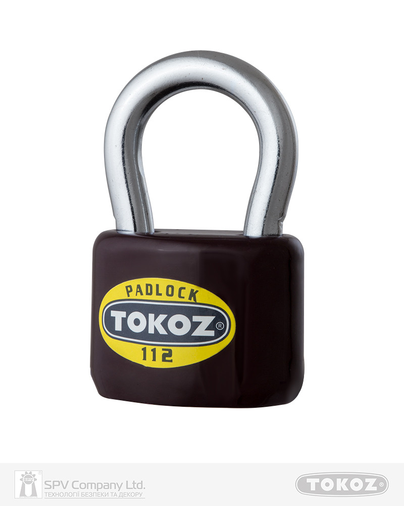 Замок навесной TOKOZ 112/50 3KEY TK1_M R_shackle 32мм 9мм