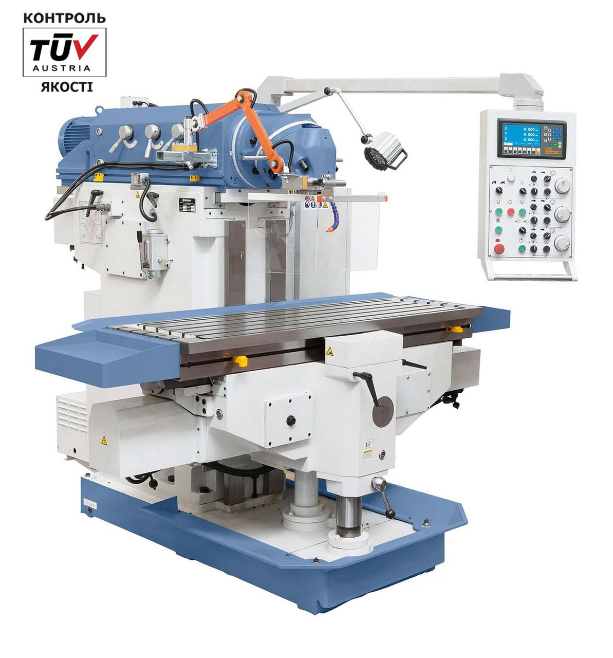 Variomill FU 2000 E Servo ШИРОКОКУНІВЕРСАЛЬНИЙ ФРЕЗЕРНИЙ ВЕРСТАТ З СЕРВОПРИВОДОМ Bernardo