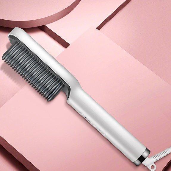 Гребінець стайлер випрямляч Hair Straightener HQT-908, Білий