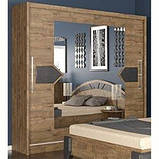 Набір для спальні Аляска (Мебель-Сервіс) дуб Апріл, фото 2