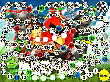 Гра-Ходилка "Енгрі Бердз"