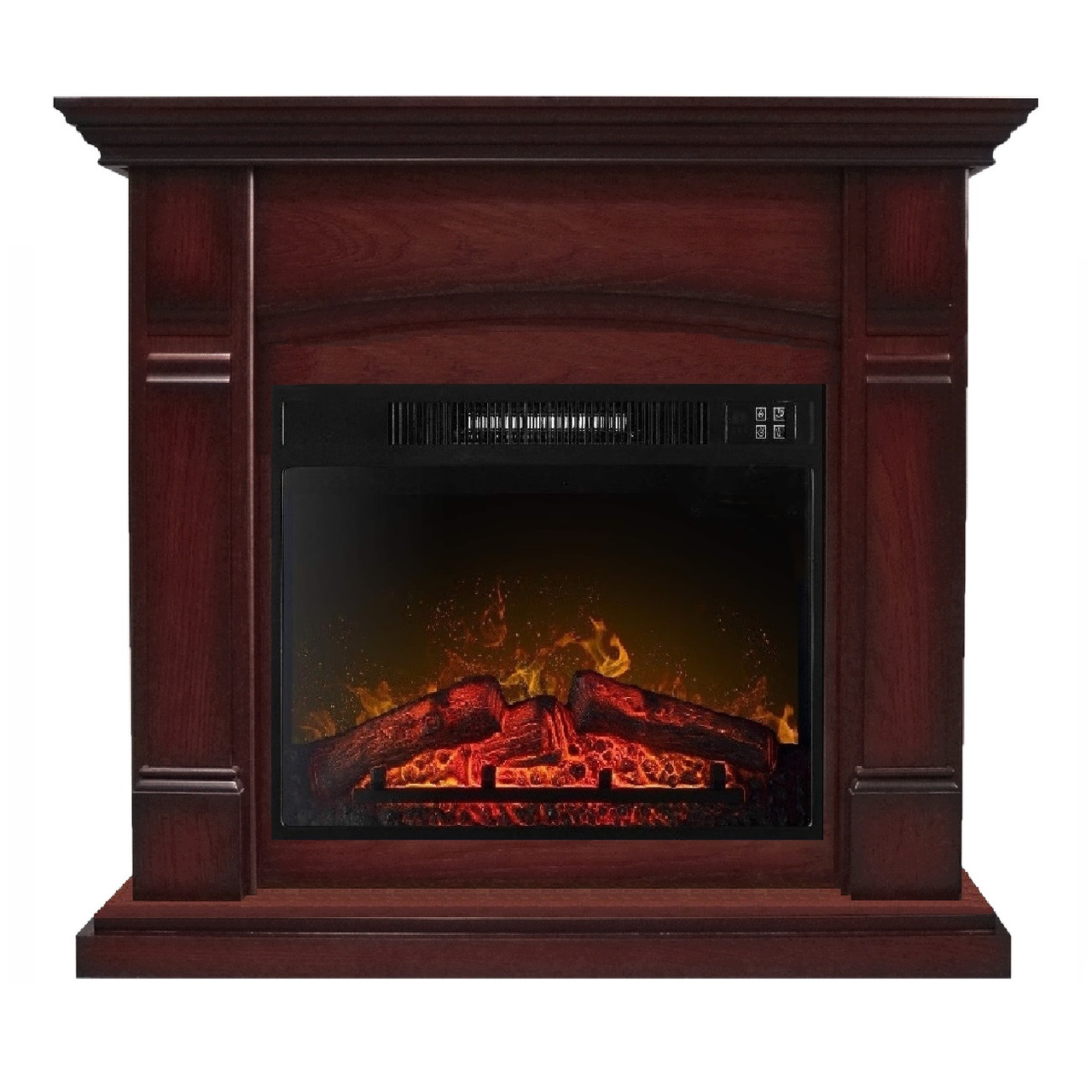 Камінокомплект ArtiFlame MANCHESTER AF23S МАХАГОН КОРІЧНИЙ АНТИК зі звуком