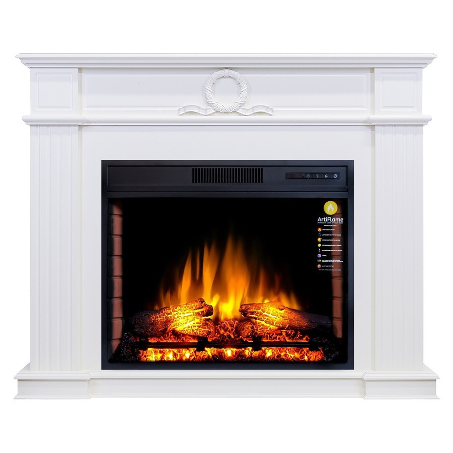 Камінокомплект ArtiFlame NEOCLASSIC AF28S БІЛИЙ Б'ЯНКО зі звуком