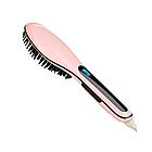 Гребінець-випрямляч для волосся Fast Hair Straightener/Електрична Щітка-випрямляч з турмаліновим покриттям, фото 5