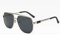 Мужские солнцезащитные очки с логотипом Maserati Silver