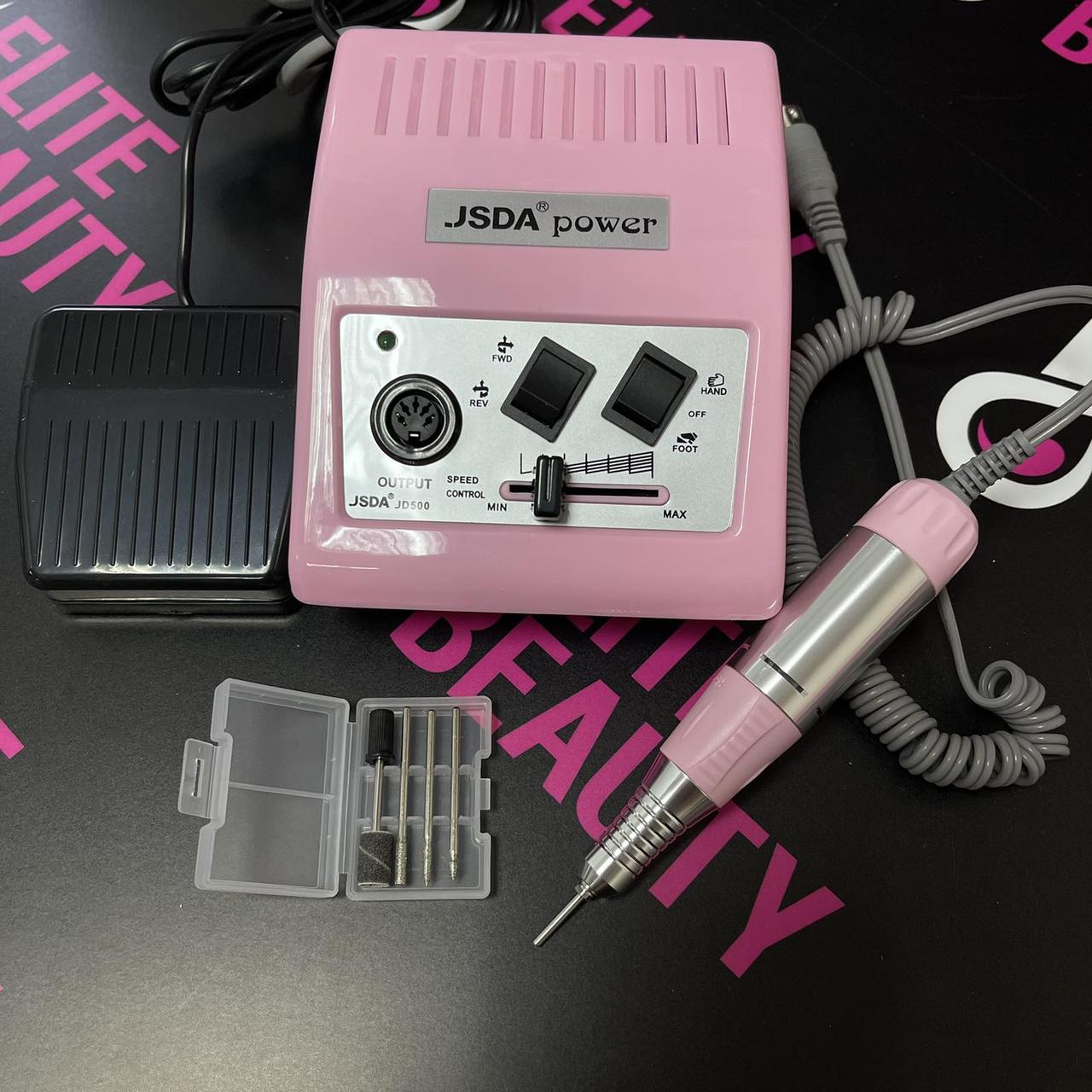 Стильный фрезер для маникюра JSDA JD 500 розовый - фото 4 - id-p1468772275