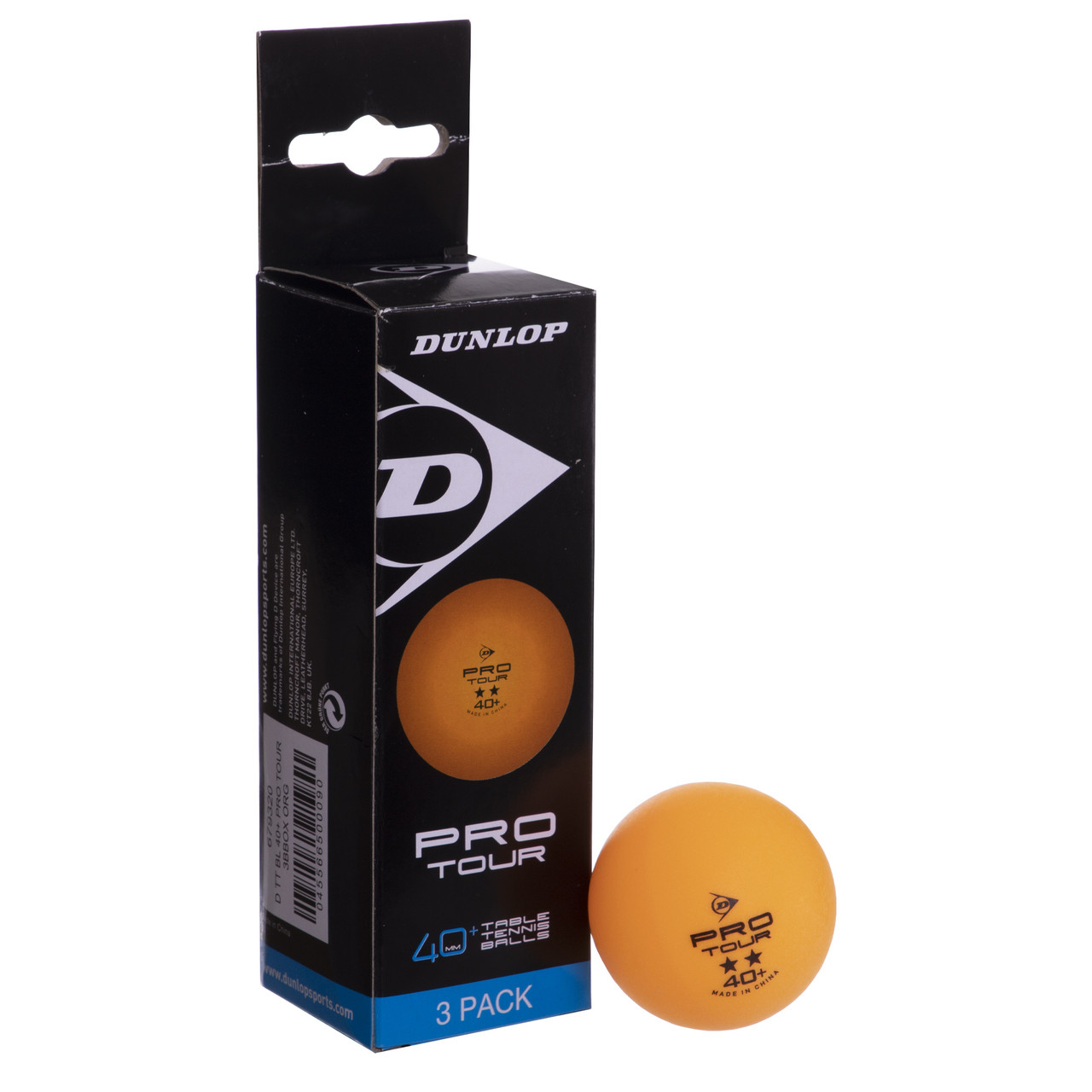 Шарики мячи для настольного тенниса (3 шт) DUNLOP 40+ MT-679320 - фото 1 - id-p1468777598