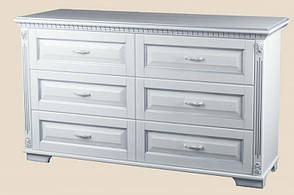 Комод широкий в класичному стилі для вітальні / передпокою / коридору /спальні Симона РКБ-Меблі, колір на вибір, фото 1