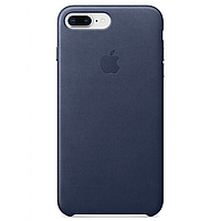 Чехол-накладка Apple Leather Case for iPhone 7/8 Plus, Midnight Blue (MMYG2/MQHL2)