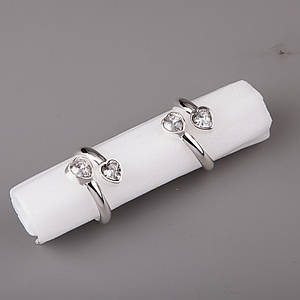 Кільця для серветок Veronese 2 шт Серце 1760/1 VE