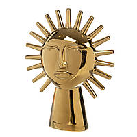 Статуэтка Солнце лицо золотое декоративная 30х10х10 см 18700-026