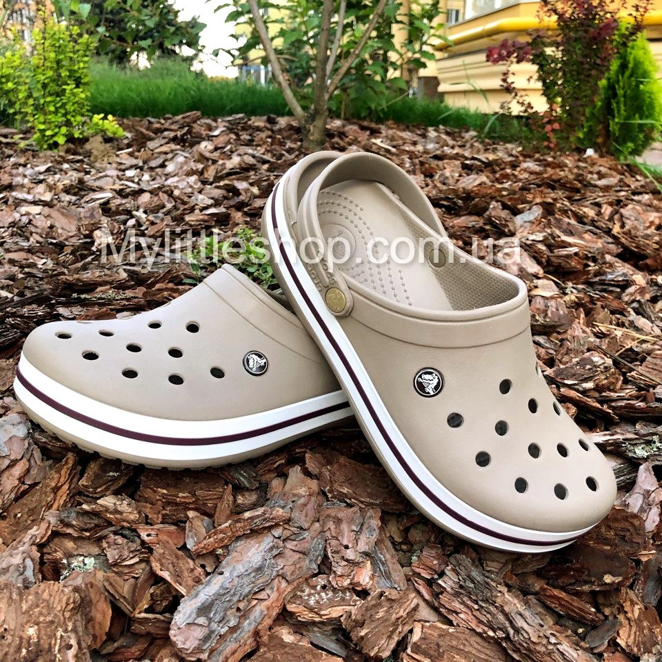 Сабо Crocs Crocband Clog 40-41 р 25.8-26.7 см Хакі 11016-37P-M8/W10 Haki