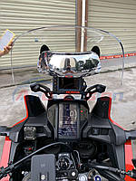 Зеркало для мото / скутера центральное широкоугольное для слепых зон (175х60мм)