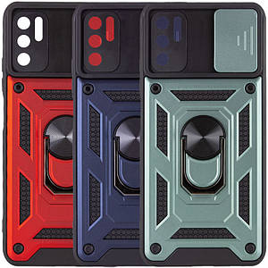 Протиударний чохол Camshield Serge Ring для Xiaomi Redmi Note 10 5G / Poco M3 Pro Зелений