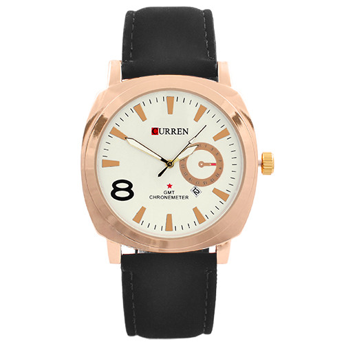 Годинник наручний 7777 Curren Cream G-Bk