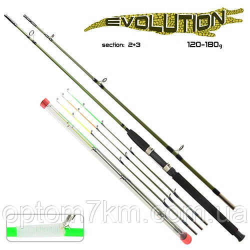 Фідерне вудлище Evolution 3 m тест 120-180g