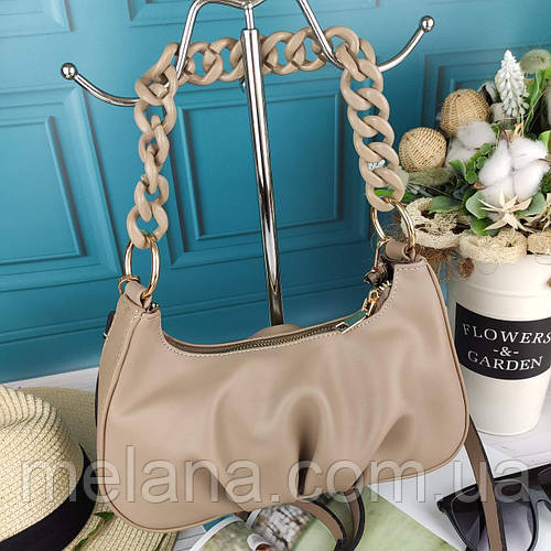 Купить Турецкая женская сумка ЯY бежевая, цена 585 ₴ — Prom.ua (ID ...