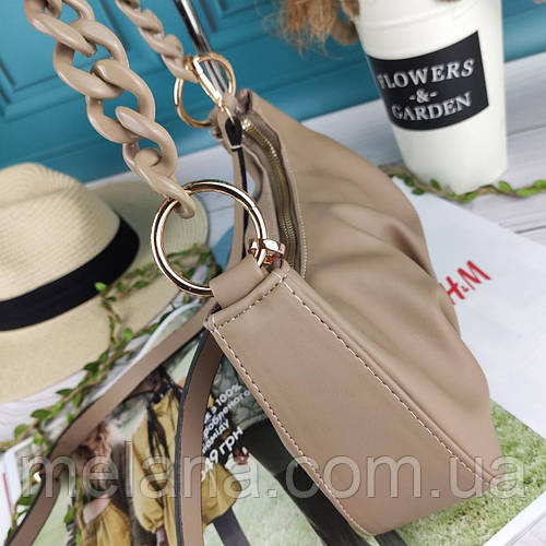 Купить Турецкая женская сумка ЯY бежевая, цена 585 ₴ — Prom.ua (ID ...